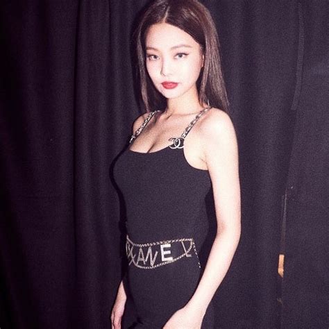 chanel black bodysuit jennie|jennie body shimmer instagram.